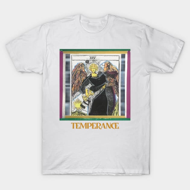 Temperance Tarot Card Design T-Shirt by artmythica